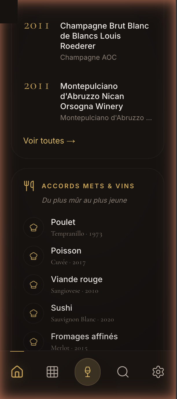 La carte des vins photographiée, lue par iQWine.